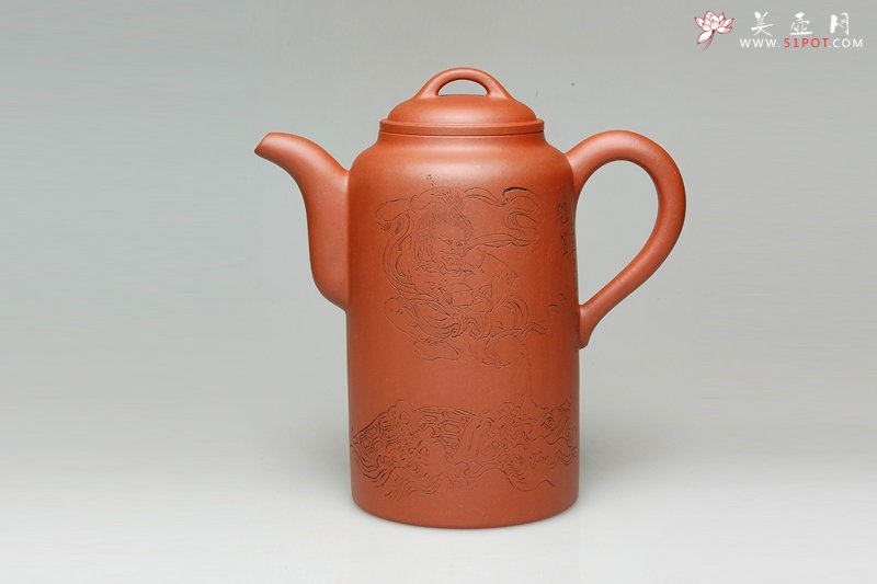 紫砂壶图片：独占鳌头壶 - 宜兴紫砂壶网