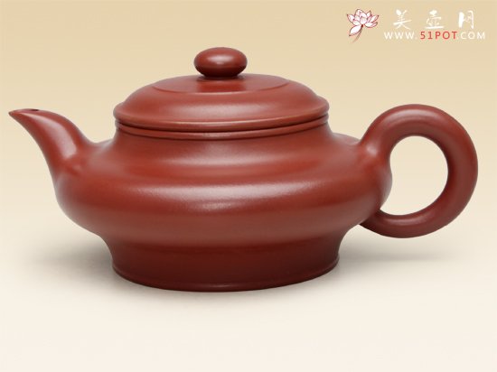 紫砂壶图片：虚扁 - 宜兴紫砂壶网