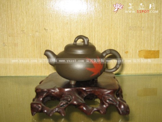 紫砂壶图片：枫叶 - 宜兴紫砂壶网