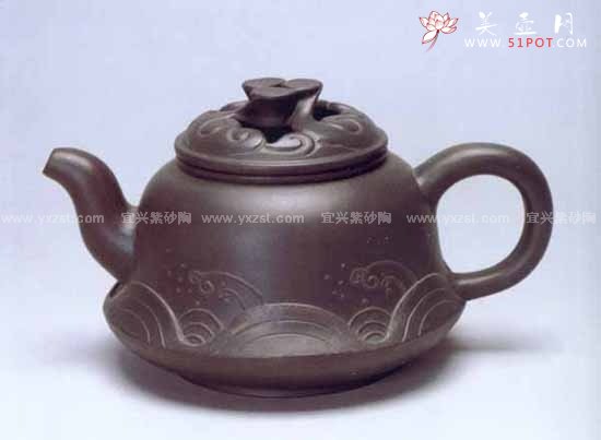 紫砂壶图片：云水藏龙壶 - 宜兴紫砂壶网