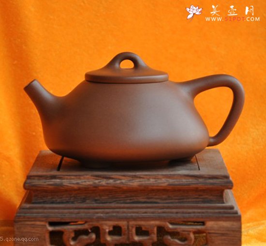 紫砂壶图片：子冶石瓢 - 宜兴紫砂壶网