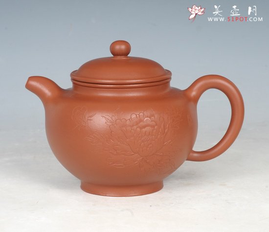 紫砂壶图片：花开富贵 - 宜兴紫砂壶网