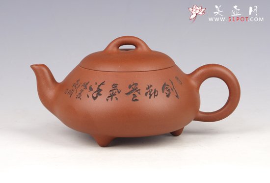 紫砂壶图片：石瓢清水泥 - 宜兴紫砂壶网