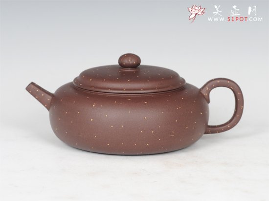 紫砂壶图片：铺砂扁轮 - 宜兴紫砂壶网