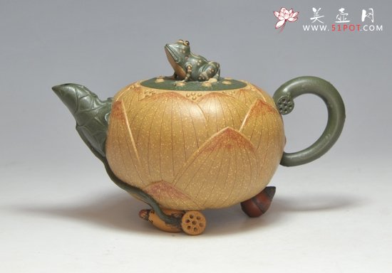 紫砂壶图片：莲子 - 宜兴紫砂壶网
