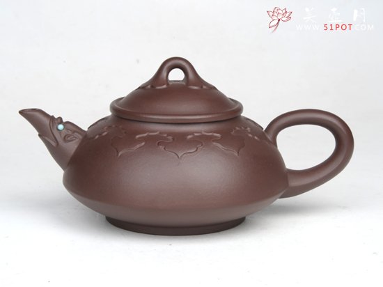 紫砂壶图片：龙腾如意  250... - 宜兴紫砂壶网