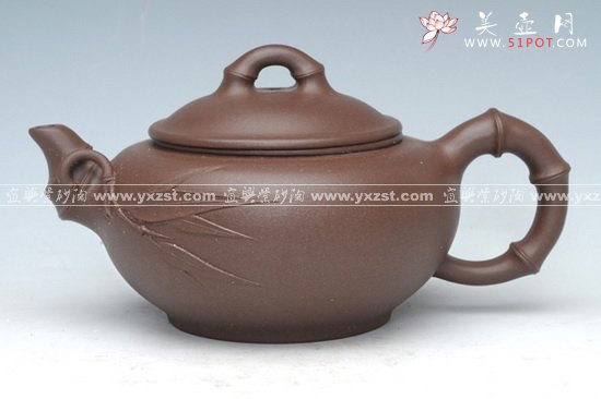 紫砂壶图片：竹韵 - 宜兴紫砂壶网