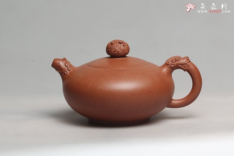 紫砂壶图片：降坡泥福慧 - 宜兴紫砂壶网
