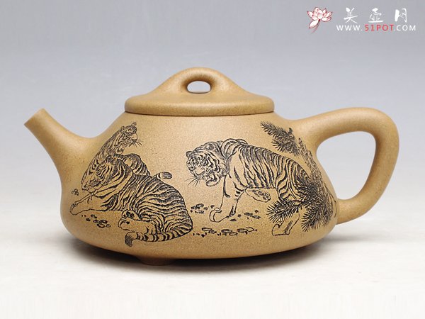 紫砂壶图片：子冶石瓢 - 宜兴紫砂壶网