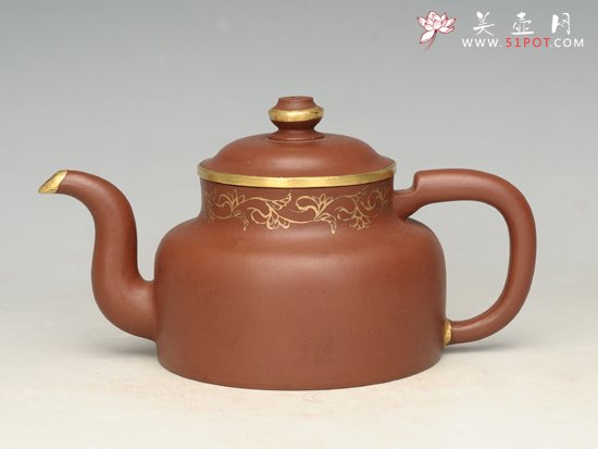 紫砂壶图片：泰国宫廷壶系列 - 宜兴紫砂壶网