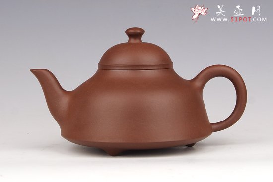 紫砂壶图片：三足乳鼎 - 宜兴紫砂壶网
