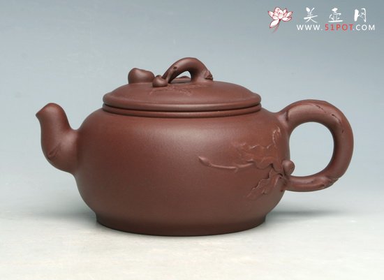 紫砂壶图片：添桃1 - 宜兴紫砂壶网