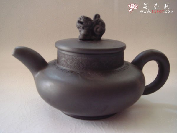 紫砂壶图片：狮登 - 宜兴紫砂壶网