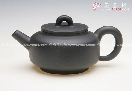 紫砂壶图片：回纹玉立180cc - 宜兴紫砂壶网