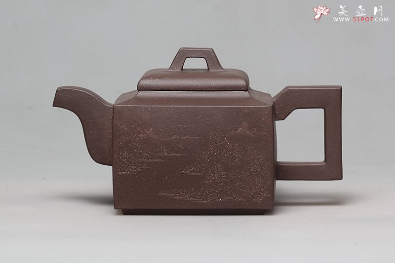 紫砂壶图片：亚明四方 - 宜兴紫砂壶网