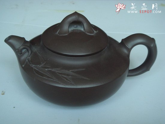 紫砂壶图片：合欢竹 - 宜兴紫砂壶网