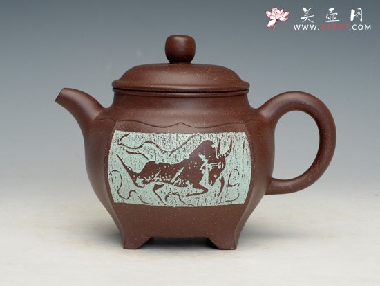 紫砂壶图片：四方宝鼎 - 宜兴紫砂壶网