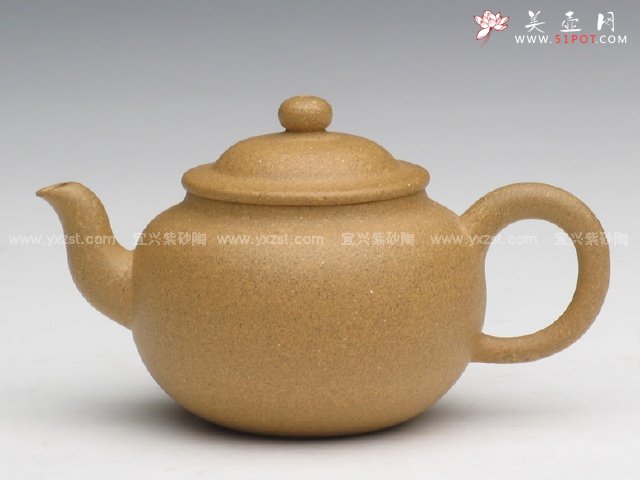 紫砂壶图片：莲子壶（梨皮冻） - 宜兴紫砂壶网