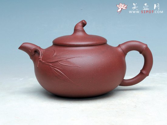 紫砂壶图片：秀竹壶 - 宜兴紫砂壶网