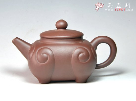 紫砂壶图片：四方如意 - 宜兴紫砂壶网