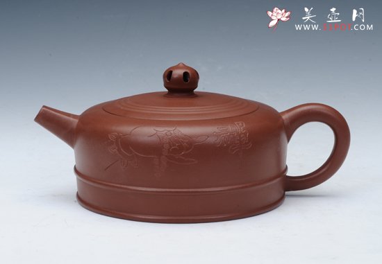 紫砂壶图片：禅言三线 - 宜兴紫砂壶网