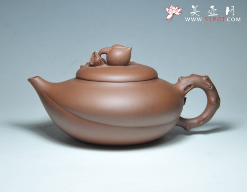 紫砂壶图片：寿桃 - 宜兴紫砂壶网