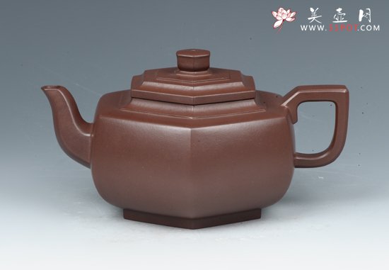 紫砂壶图片：六方雪华 - 宜兴紫砂壶网