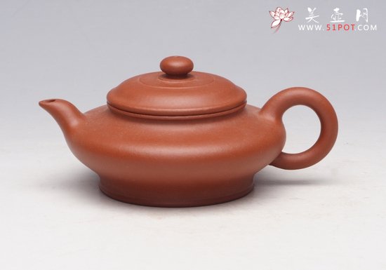 紫砂壶图片：虚扁 - 宜兴紫砂壶网