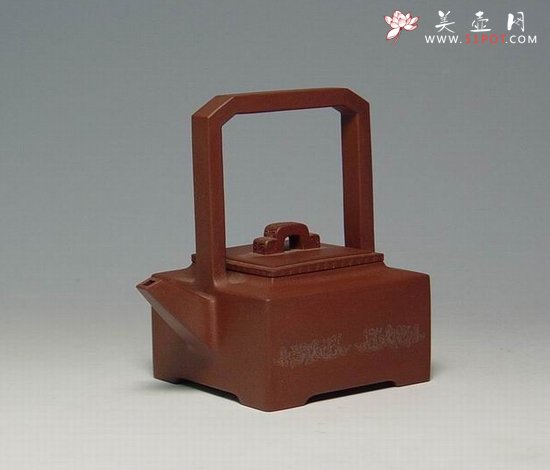 紫砂壶图片：方山提梁 - 宜兴紫砂壶网