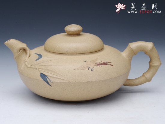 紫砂壶图片：金凤竹 - 宜兴紫砂壶网