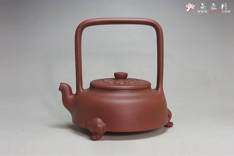 紫砂壶图片：祥云提梁 - 宜兴紫砂壶网