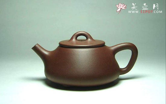 紫砂壶图片：景洲薄盖石瓢 - 宜兴紫砂壶网