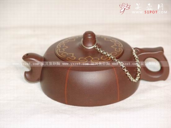 紫砂壶图片：如意井栏 - 宜兴紫砂壶网