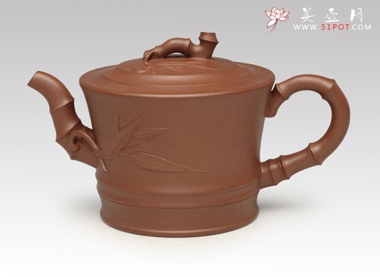 紫砂壶图片：虚竹 - 宜兴紫砂壶网
