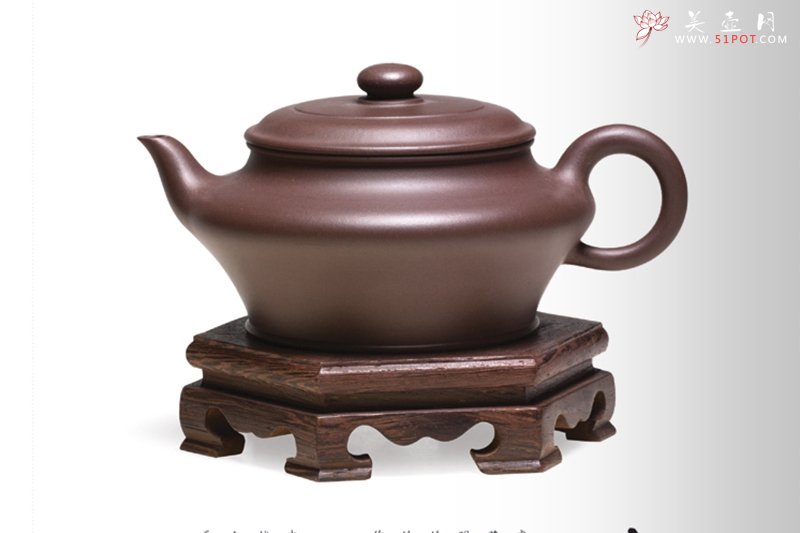 紫砂壶图片：虚扁 - 宜兴紫砂壶网
