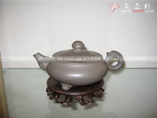 紫砂壶图片：环龙之脚1 - 宜兴紫砂壶网