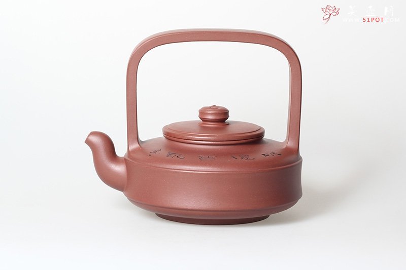 紫砂壶图片：太极提梁 - 宜兴紫砂壶网