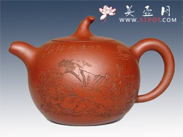 紫砂壶图片：太白醉酒 - 宜兴紫砂壶网