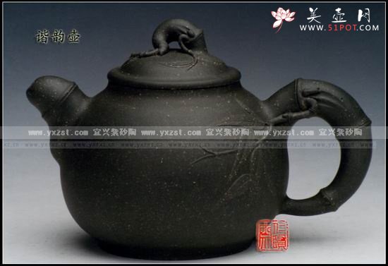 紫砂壶图片：谐韵壶 - 宜兴紫砂壶网