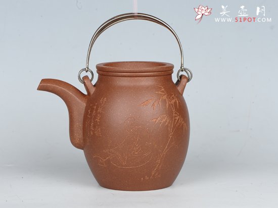 紫砂壶图片：生机壶    泥料：降坡泥 - 宜兴紫砂壶网