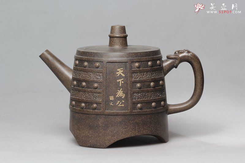 紫砂壶图片：祈福编钟 - 宜兴紫砂壶网