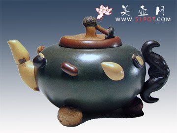 紫砂壶图片：百果 - 宜兴紫砂壶网