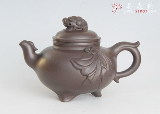 紫砂壶图片：蟾凤合鸣 - 宜兴紫砂壶网