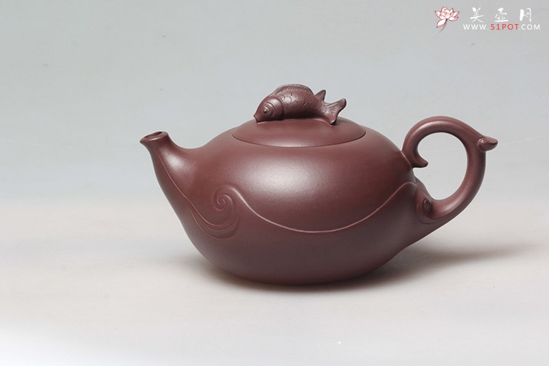 紫砂壶图片：年年有余 - 宜兴紫砂壶网