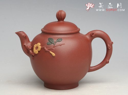 紫砂壶图片：榴色喜人 - 宜兴紫砂壶网