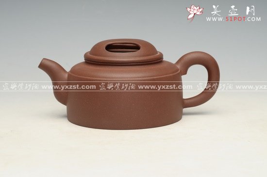 紫砂壶图片：牛盖莲子 - 宜兴紫砂壶网