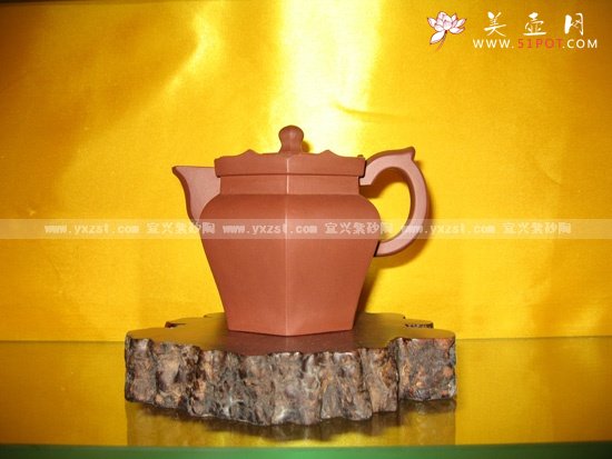 紫砂壶图片：僧帽 - 宜兴紫砂壶网