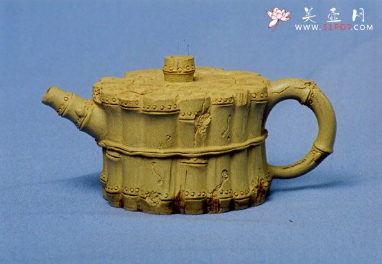 紫砂壶图片：束竹壶 - 宜兴紫砂壶网