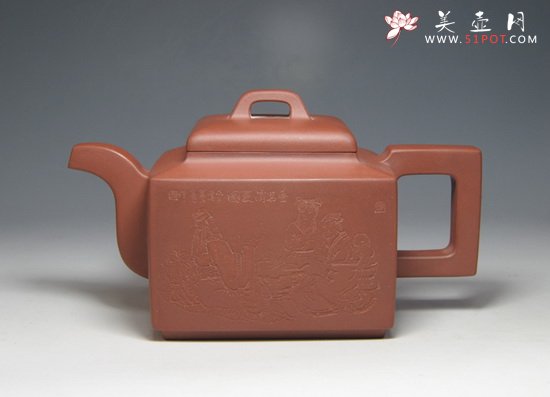 紫砂壶图片：亚明四方 - 宜兴紫砂壶网