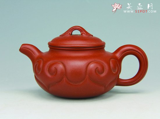 紫砂壶图片：仿古如意 - 宜兴紫砂壶网